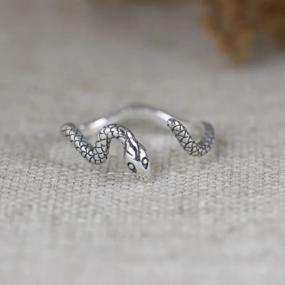 Sterling Silver Snake Ring